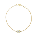 Solitaire Diamond Raindrop Bracelet