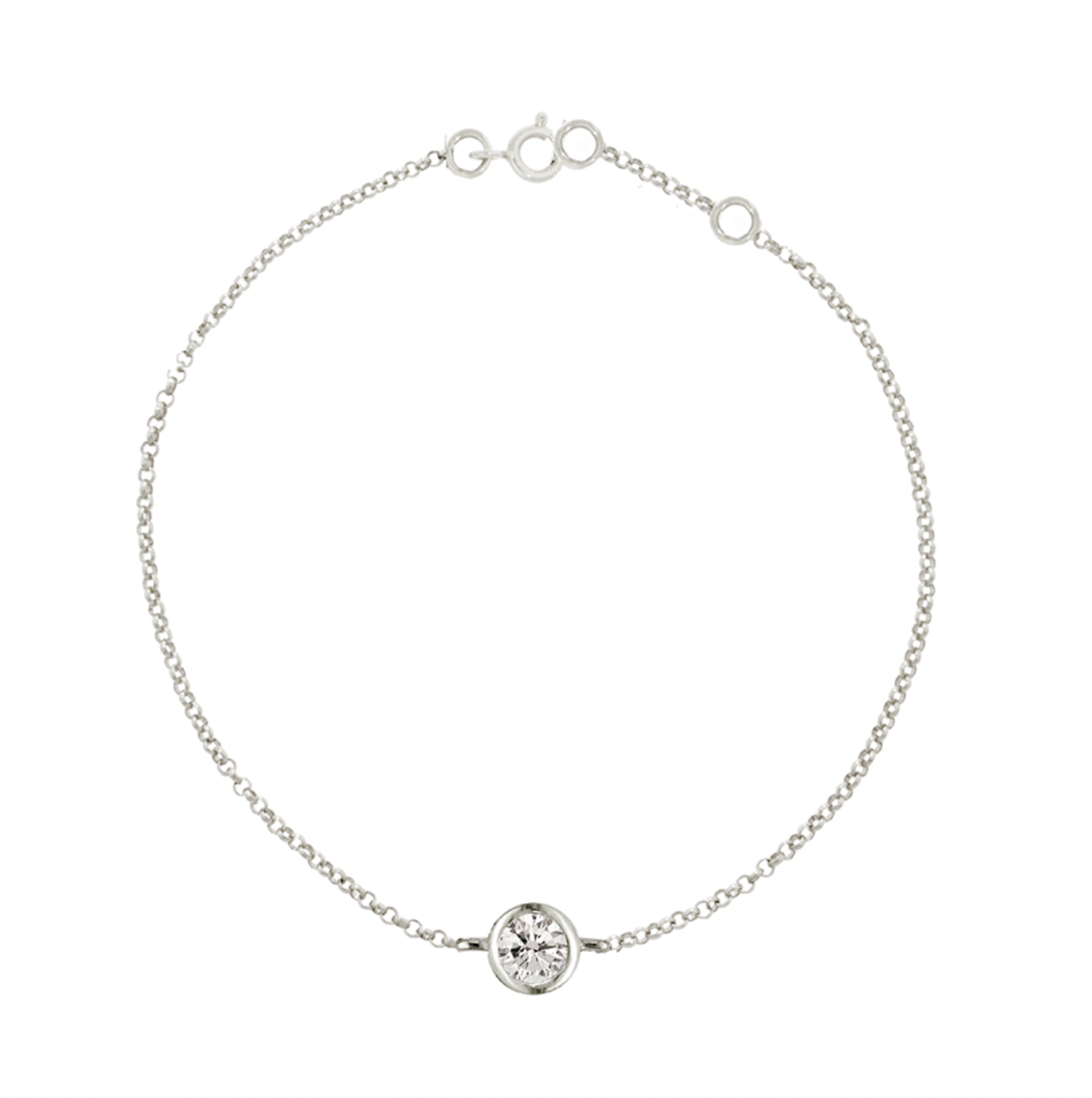 Luxury Solitaire Diamond Raindrop Bracelet