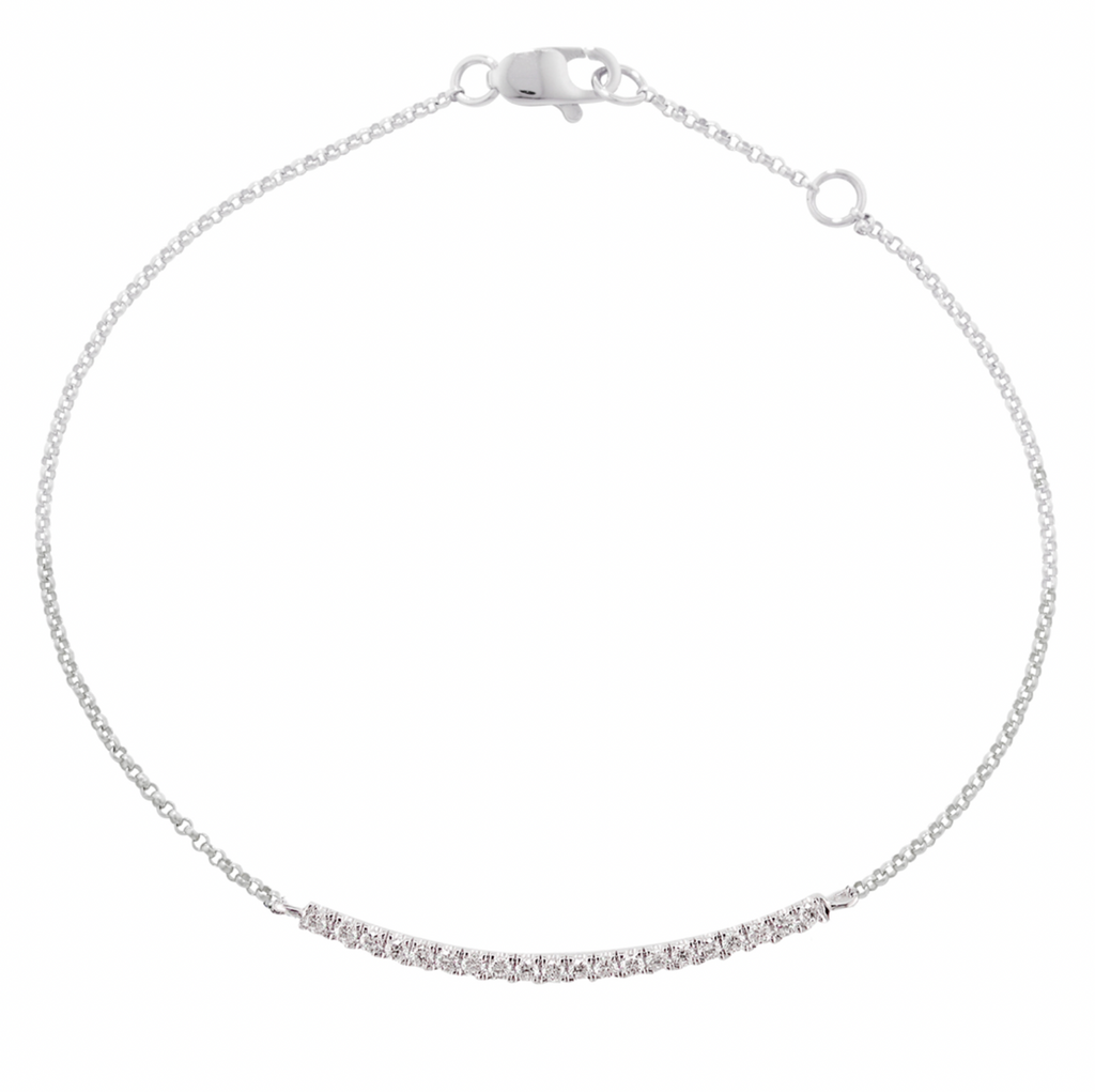 Diamond Bar Bracelet