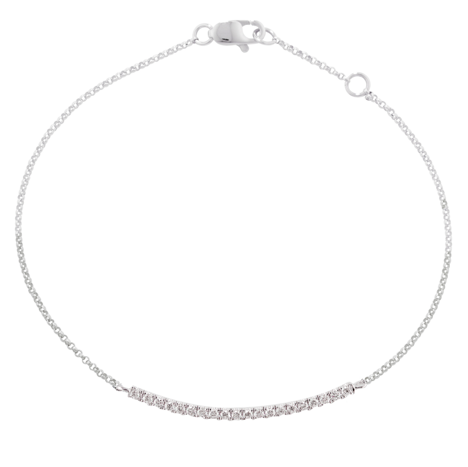 Diamond Bar Bracelet