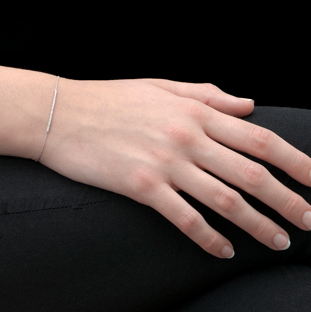 Diamond Bar Bracelet