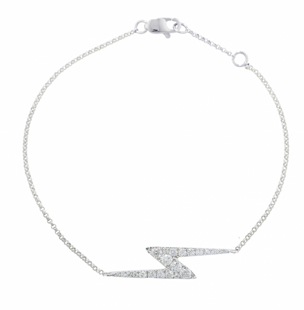 Diamond Zig-Zag Geo Bracelet