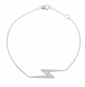 Diamond Zig-Zag Geo Bracelet