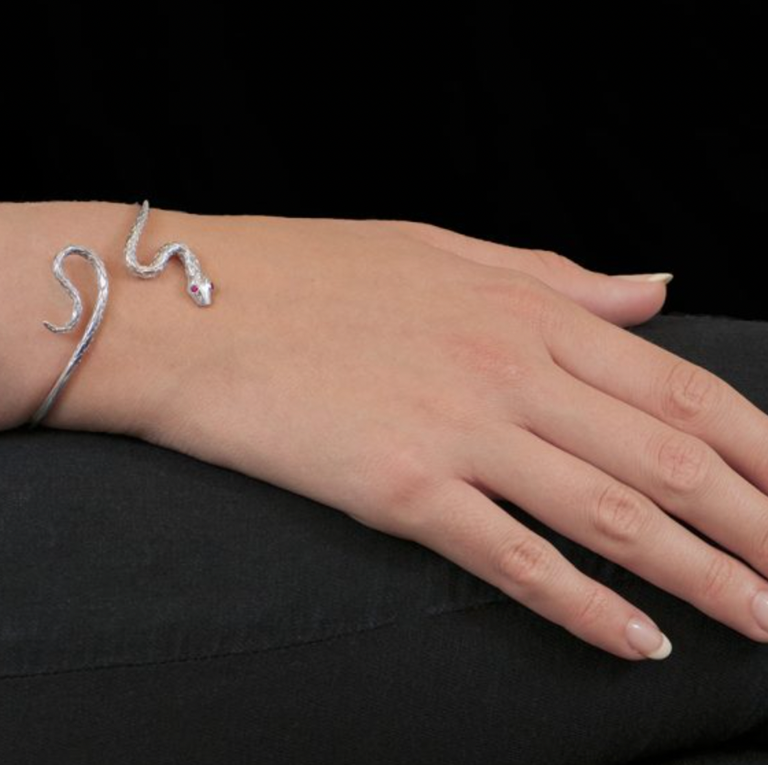 Ruby Kew Snake Bangle