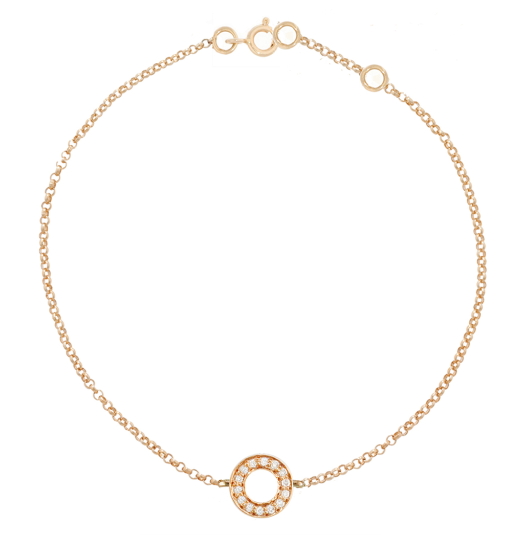 Diamond Meridian Circle Bracelet