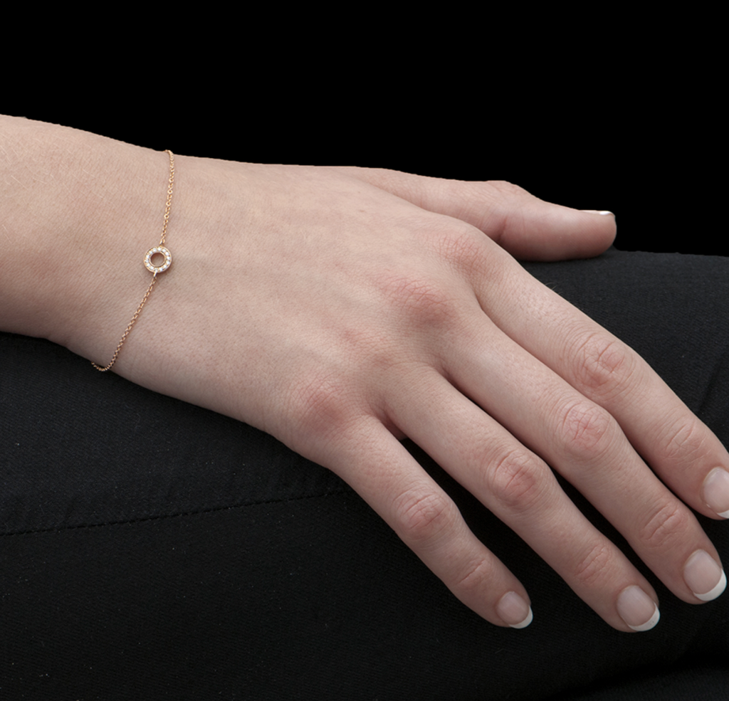 Diamond Meridian Circle Bracelet