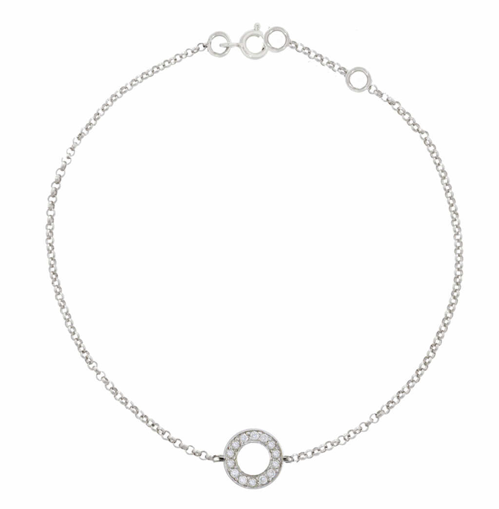 Diamond Circle Meridian Bracelet