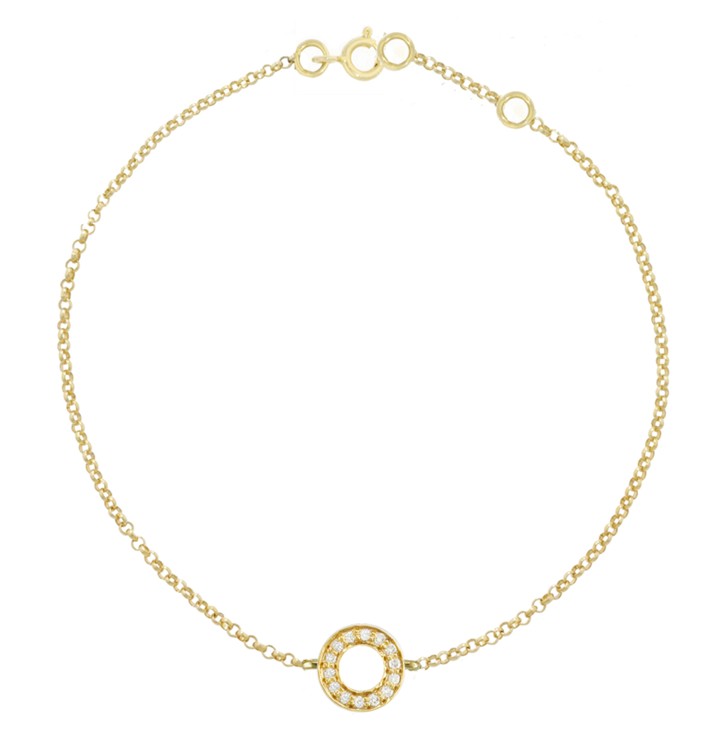 Diamond Circle Meridian Bracelet