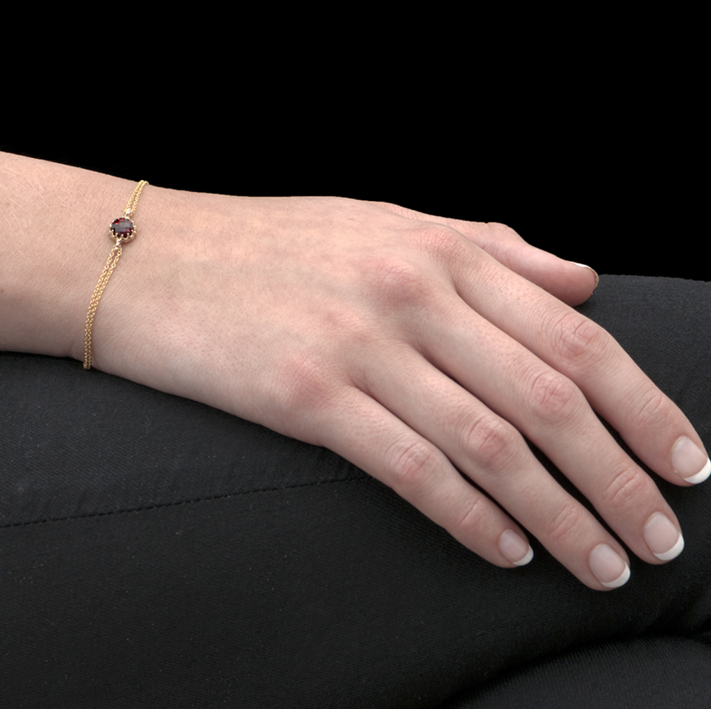 Garnet Coronation Bracelet