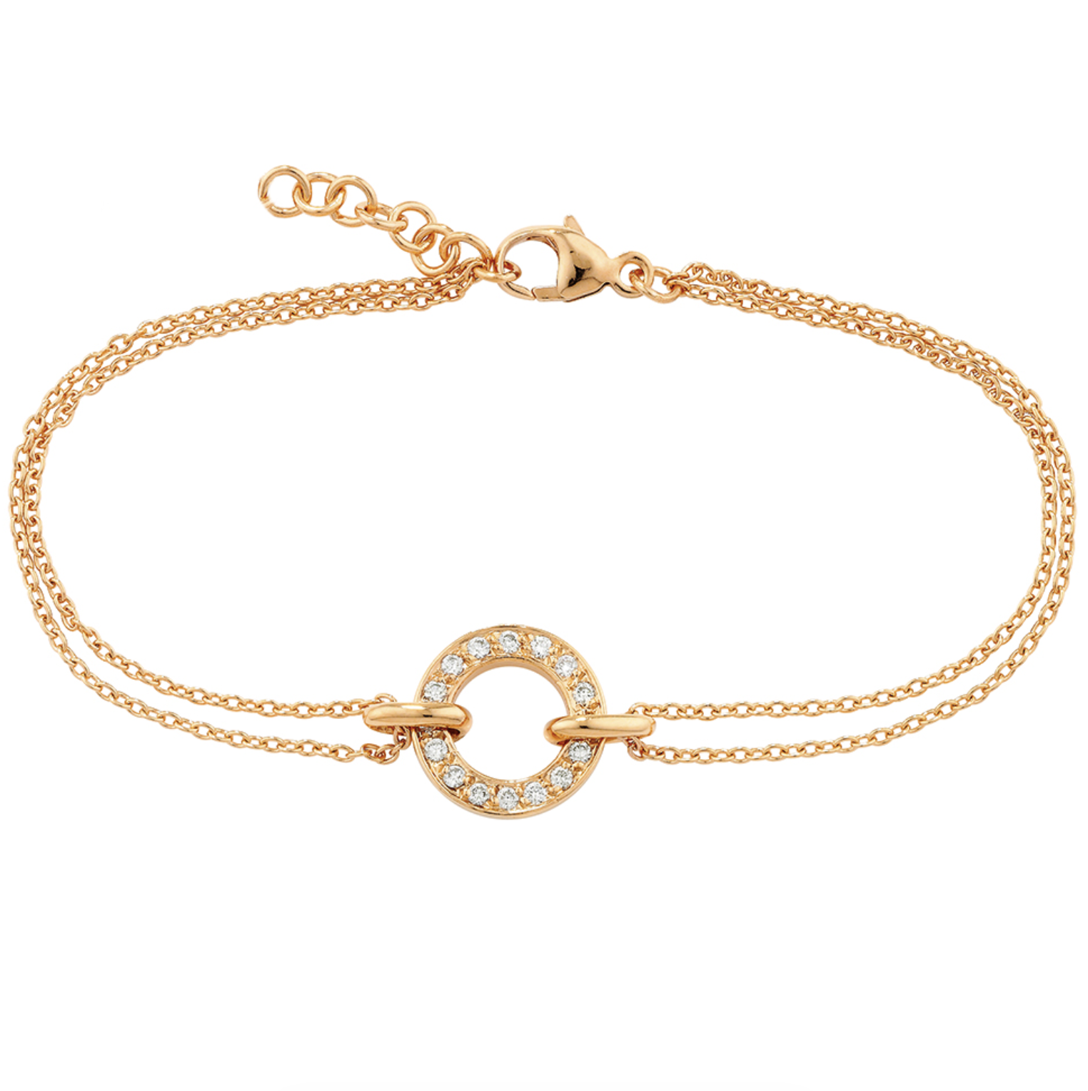 Luxury Diamond Circle Meridian Bracelet
